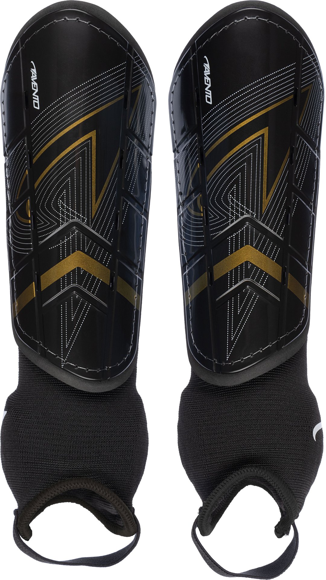 Avento Scheen Beschermers Met Enkelsok Double Tack - Maat: XS