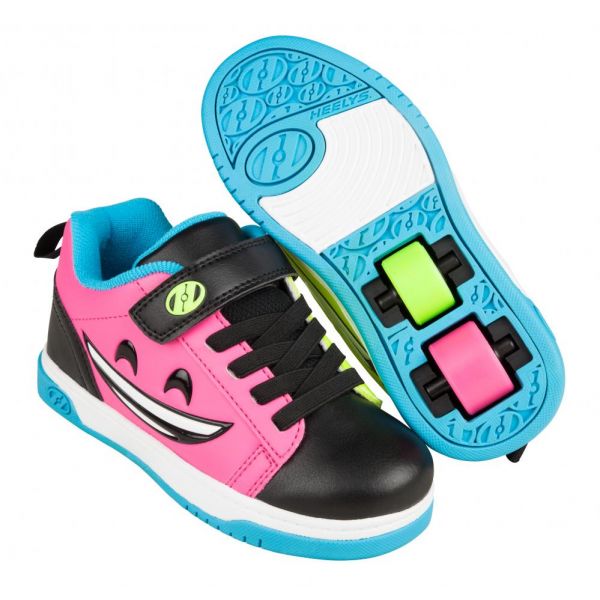 Vaardigheid opvoeder snor Heelys X2 Dual Up Black/Hot Pink/Cyan/Yellow - SkateZone