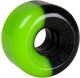 Sims Quad Wheels Street Snakes 2tone 62 MM Black/Green
