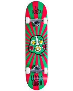 Enuff LUCHA LIBRE Skateboard red / green 31 x 7.75 inch