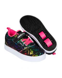Heelys X2 Pro 20 X2 - Black/Pink/Rainbow