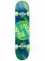 Santa Cruz Brush Dot 7.25x29.9 Inch Skateboard Green Blue